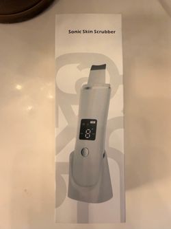NEW Sonic Skin Scrubber Ultrasonic Facial Spatula – $20