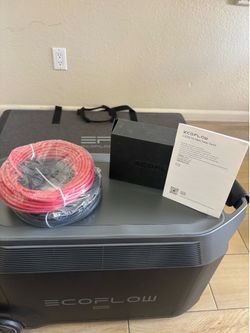 ECOFLOW Solar panel and generator