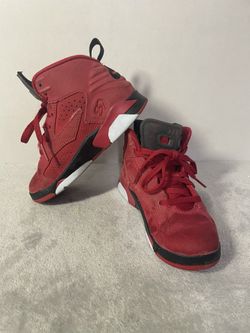 Nike Air Jordan MVP Toddler Infant Size 11C Raging Bull Red Suede Shoe DZ5576-60