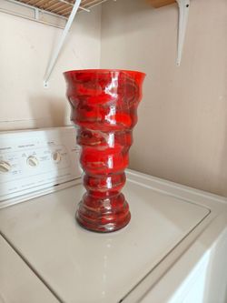 Glass vase 14"