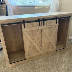 Farmhouse entry table/ Buffet/ TV Area