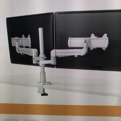 Dual monitor bracket
