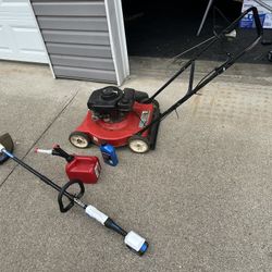 Lawn Mower & Weed Eater