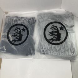 Hellstar Yoga Black And Grey Tee LARGE