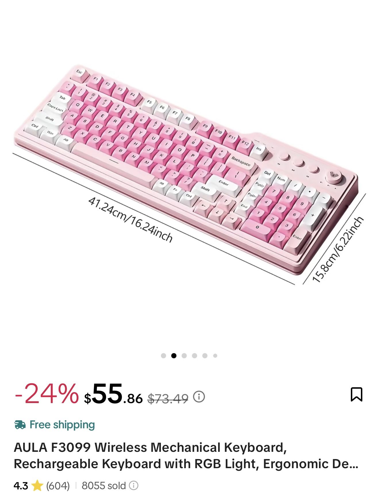 Creamy Keyboard Pinky
