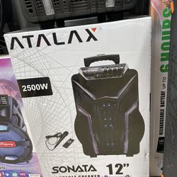 Atalax Bluetooth Rechargeable Speaker 