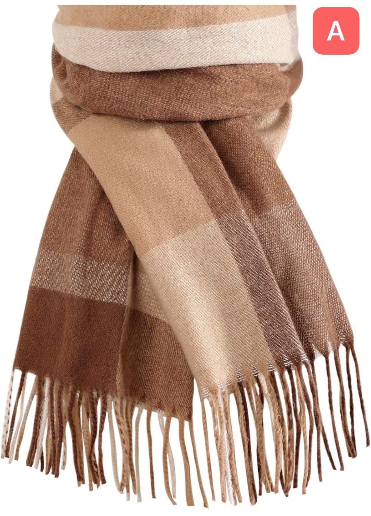 Winter Scarfs for Women, Long Blanket Scarf, Cashmere Feel Plaid Scarf, Winter/Fall Pashmina Shawls and Wraps