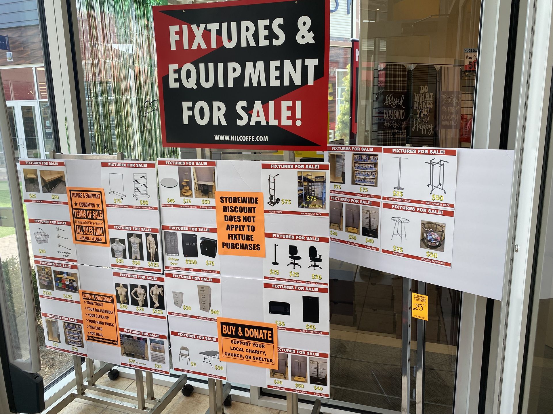Fixtures For Sale Hanesbrands Nebraska Crossing Mall