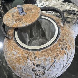 Chinese Cast Iron Tea Kettle 