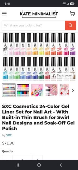 Sxc Cosmetics 24 color gel liners