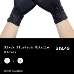 Black Nitrile Gloves 