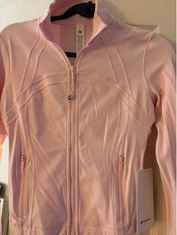 Lululemon cropped define jacket light pink