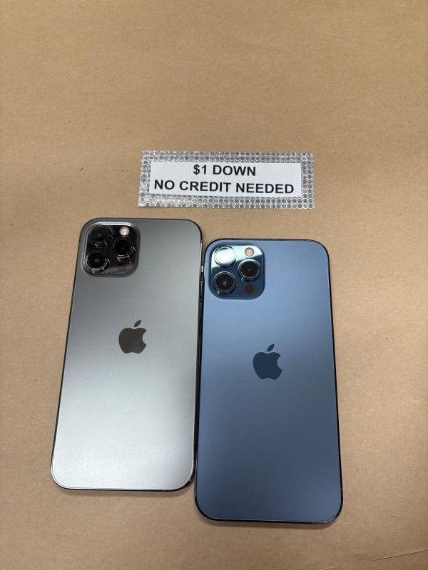 Apple IPhone 12 Pro Max 5G - Only $1 Today Pay The Rest Later!