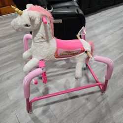 Unicorn moonlight rocking rider