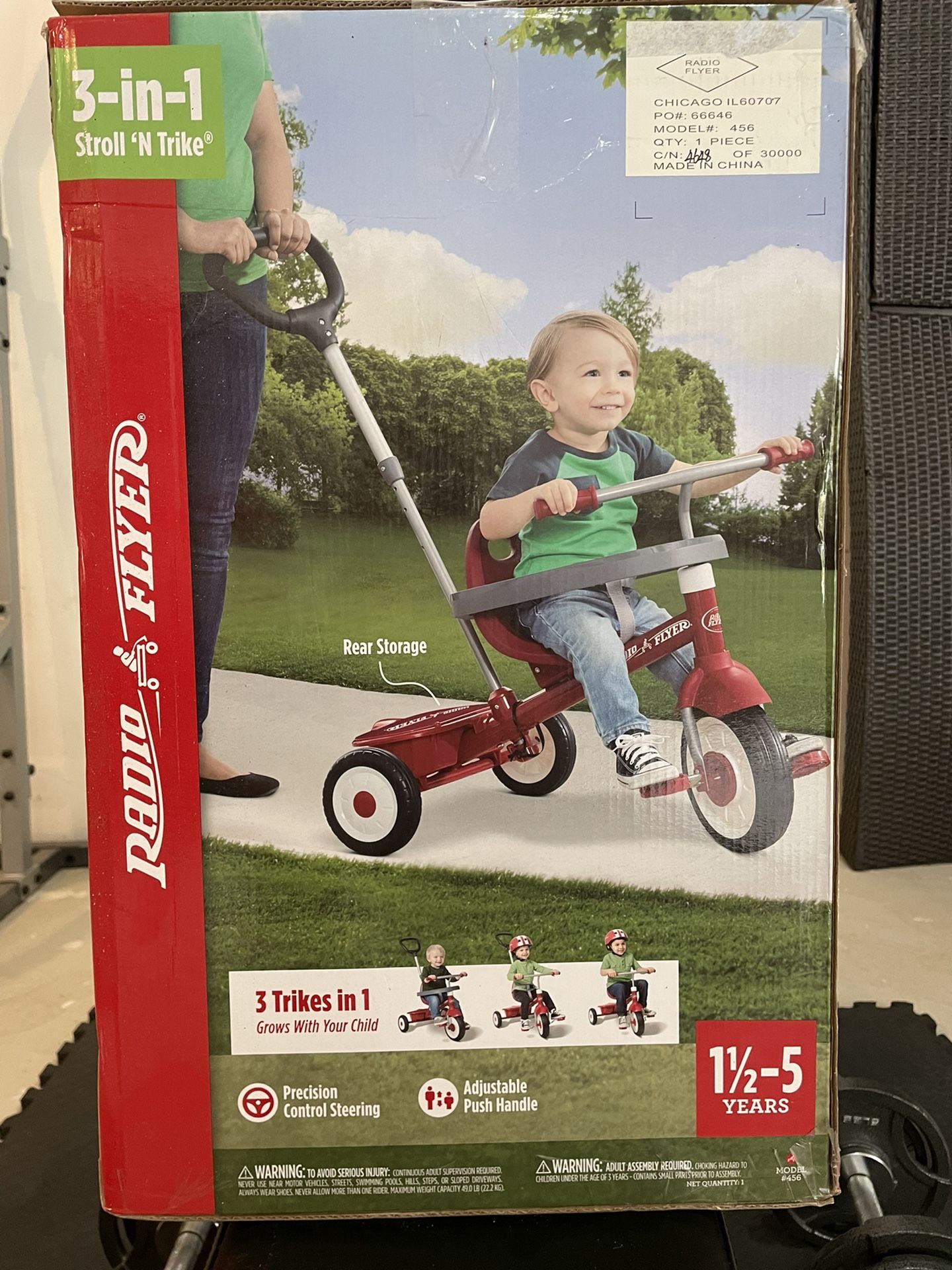 Radio Flyer 3-in-1 Stroll N’ Trike