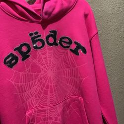 Pink Sp5der Hoodie 