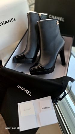 🎁Women CC Iconic Booties  Shoes 👉Swipe Slide See Real Pics