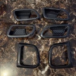 Carbon Fiber Inserts For 11-15 Jeep Grand Cherokee 