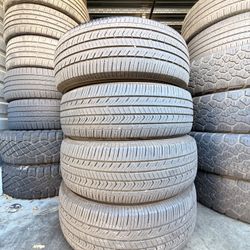 265/60/20 Yokohama Geolander X-CV 70% Tread (4)