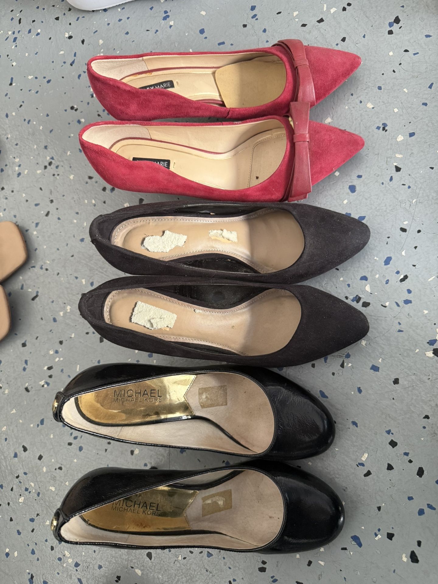 Women’s Heels Size 7, $25 Each March Fisher, Michael Kors