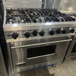 Viking 36” Duel Fuel Gas Range Stainless Steel 2024
