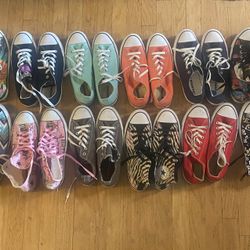 Lot Of Ladies Converse Size 10