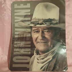 John Wayne Metal Sign 