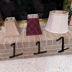 Various Lampshades… See Details $4 Each 
