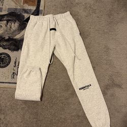 essential light oatmeal sweatpants