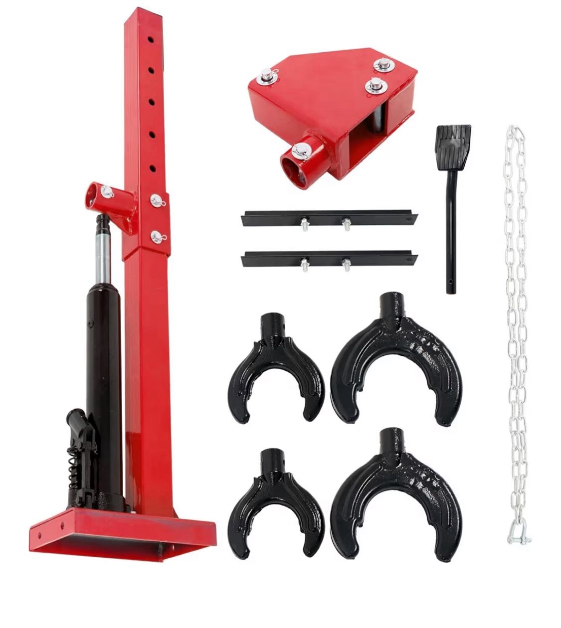 labwork Coil Spring Compressor 4.5 Ton Rated Compression Force 1 Ton with 4 Spring Clasps Auto Strut Hydraulic Compressor Removing Tool