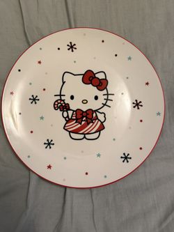 Hello Kitty Christmas Plate 