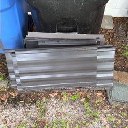 24 Gauge Brown Metal Roofing Pieces Crimp Tri County 