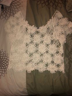 Knitted crop top