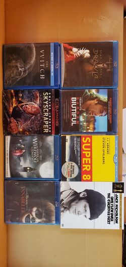 Blue ray movies $5 eache