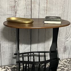 Modern Magazine Rack Side Table