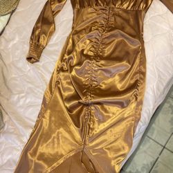 satin dress