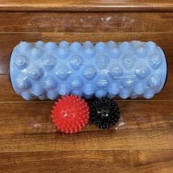 Deep Massage High Density Roller 13” with Massage Balls