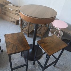 Table With Stools 