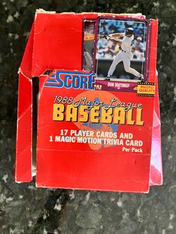 Vintage 1988 MLB Baseball Cards Lot