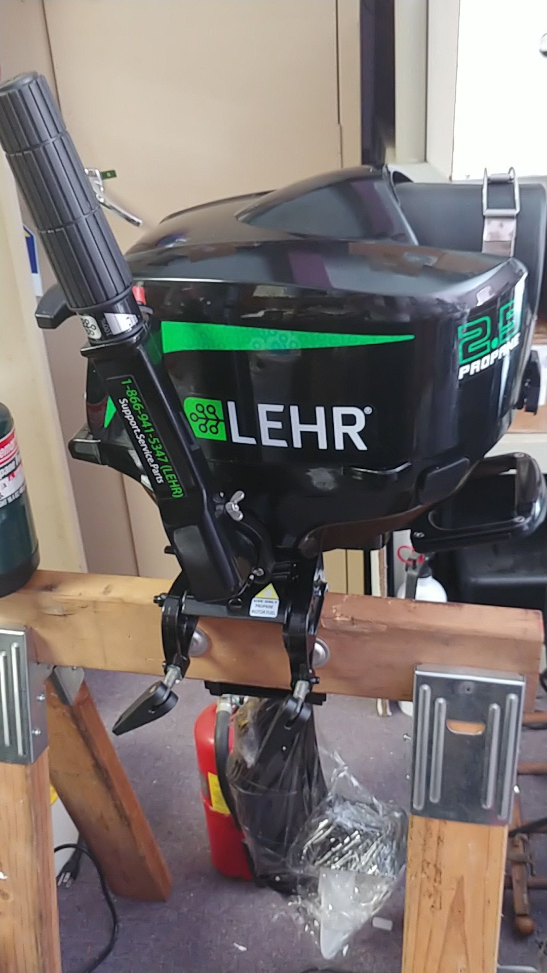 Lehr propane 2.5 up outboard motor