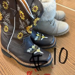 Girl Boots Size 8 Size 9