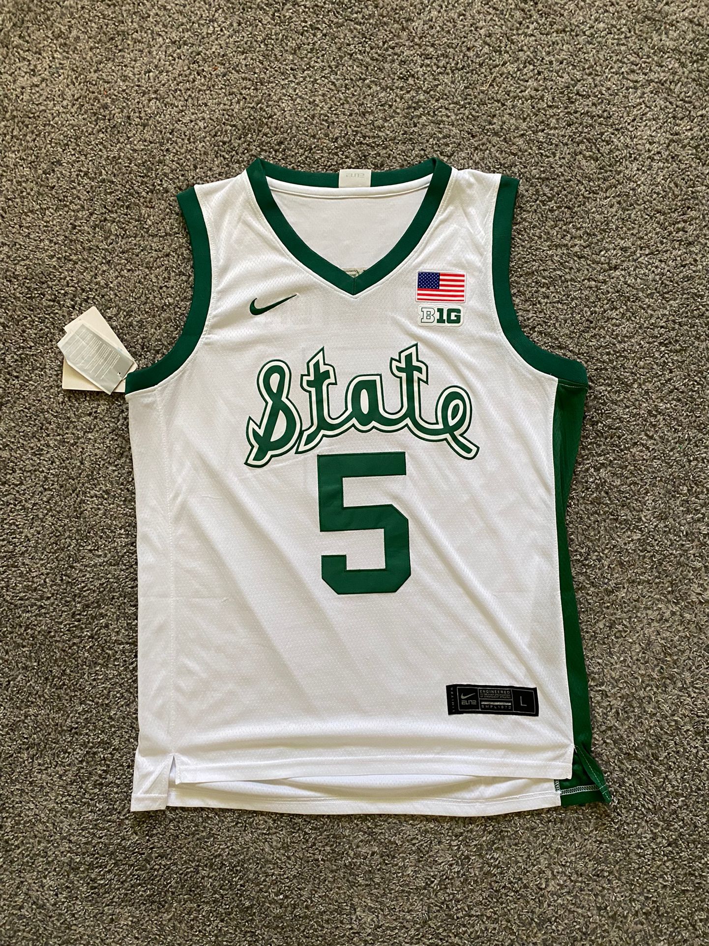 Cassius Winston Michigan State Jersey Size L