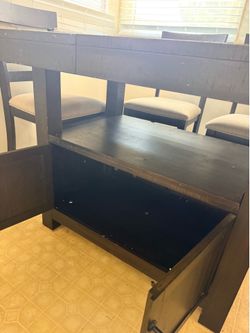 Dining table and chairs