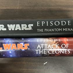 Star Wars Episode 1 And 2 Hardcover Books