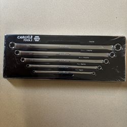 Carlyle 5 Pc Double Star Box End Wrench Set