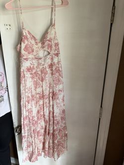Pink Flower Sun Dress