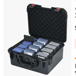 Card Case Storage for Graded Sports Cards - PSA Baseball, Basketball, Football Trading Card Holder, Waterproof Protective Organizer Box for Zion, Slab