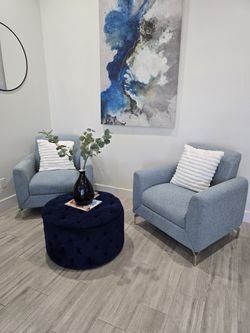 Accent Chairs. Set Of 2