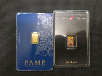 Gold 1 gram Pamp Argor-Heraeus
