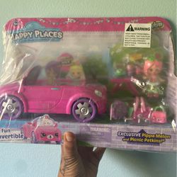 Shopkins With Convertible Car 